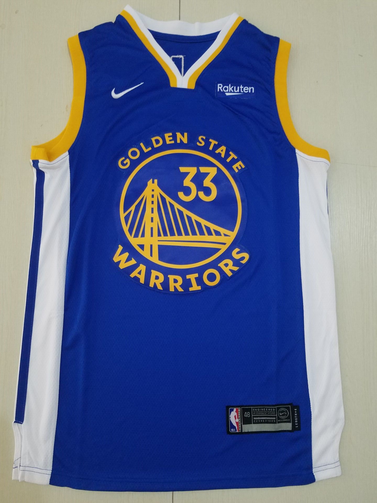 Men Golden State Warriors #33 Wiseman limited blue new Nike NBA Jerseys->golden state warriors->NBA Jersey